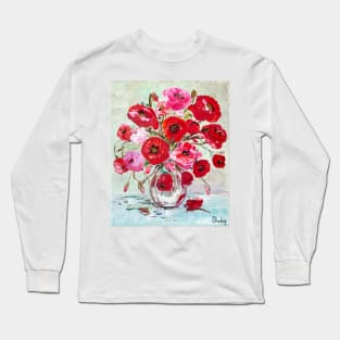 Bouquet Of Red Poppies Long Sleeve T-Shirt